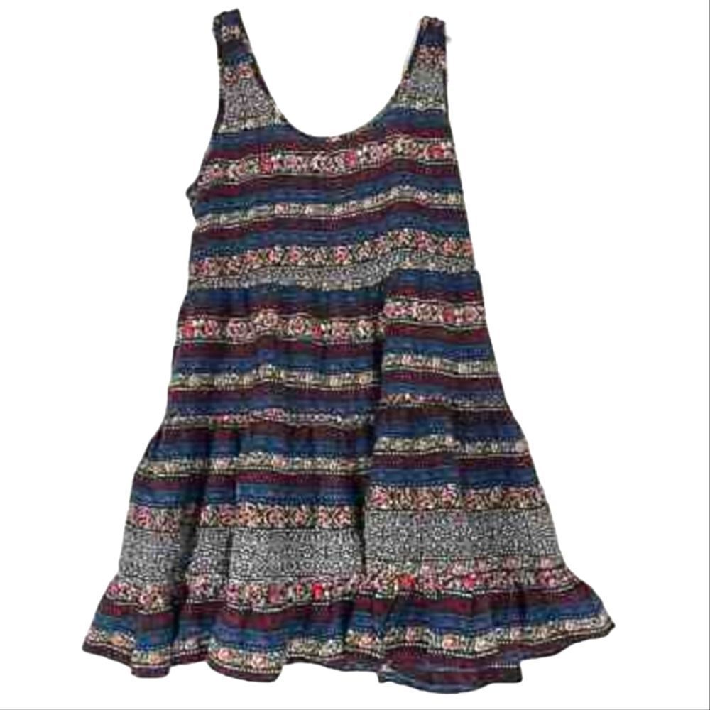 EC SUN & SHADOW  BOHO SLEEV3LESS BABYDOLL TUNIC/DRESS SZ. S